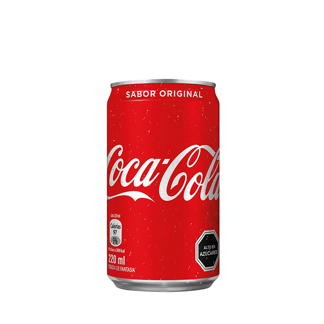 Coca-Cola Lata 220cc (24 Unidades) - Donde La Negra